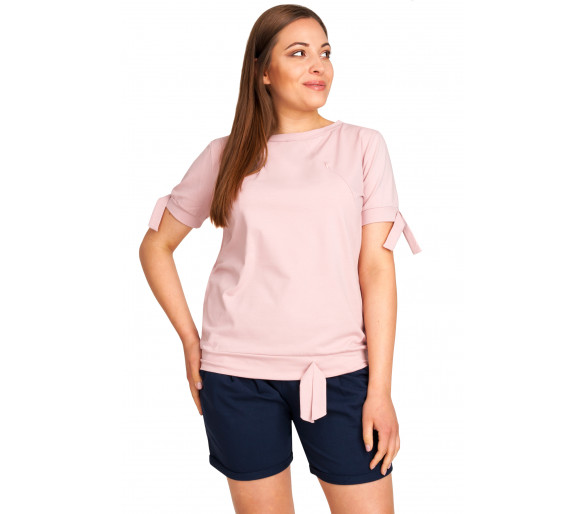 BLUZKA CIĄŻOWA I DO KARMIENIA KRÓTKI RĘKAW SZARY