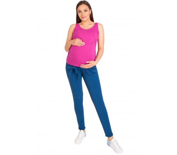 Spodnie Ciążowe Niebieskie