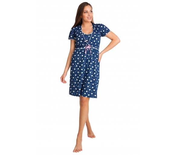 KOMPLET KOSZULA DO KARMIENIA I SZLAFROK