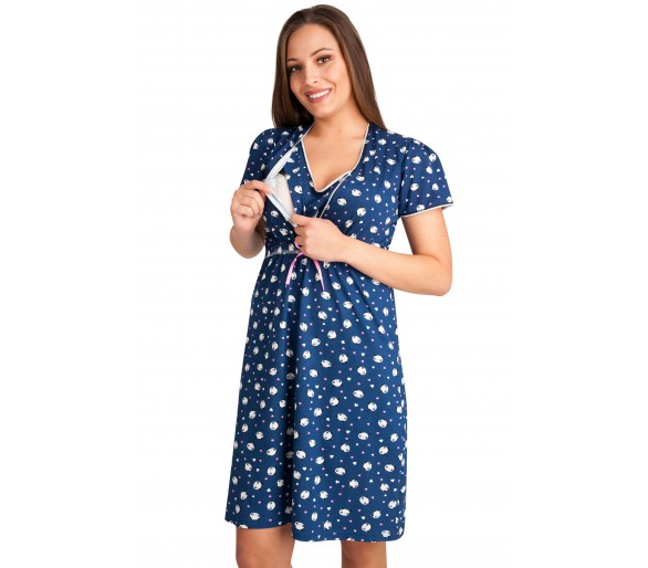 KOMPLET KOSZULA DO KARMIENIA I SZLAFROK