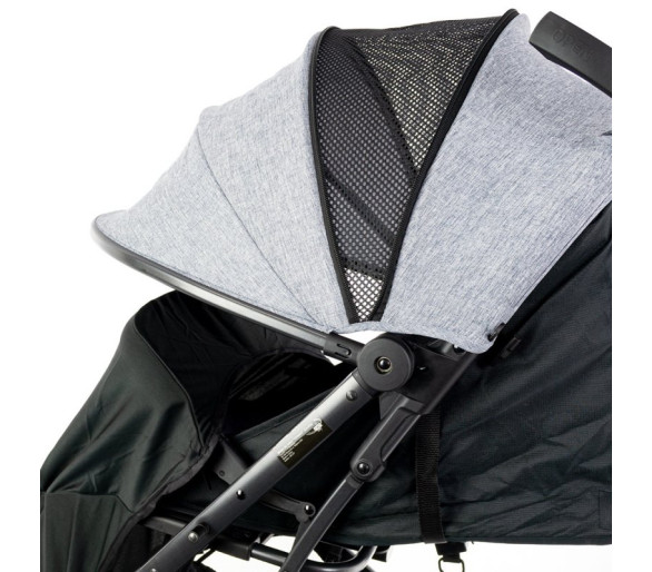 Wózek dla dzieci compact walizka grey